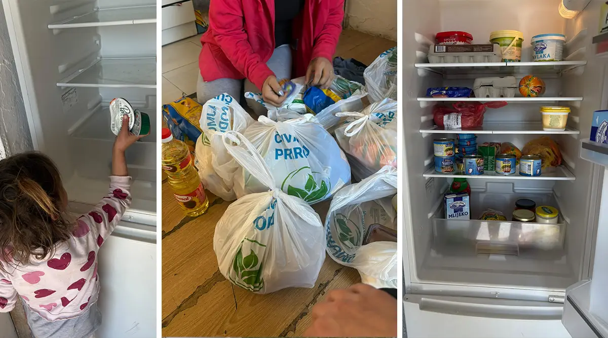 An empty refrigerator welcomed the mobile team: Foundation Second provided support to a family with six reintegrated children