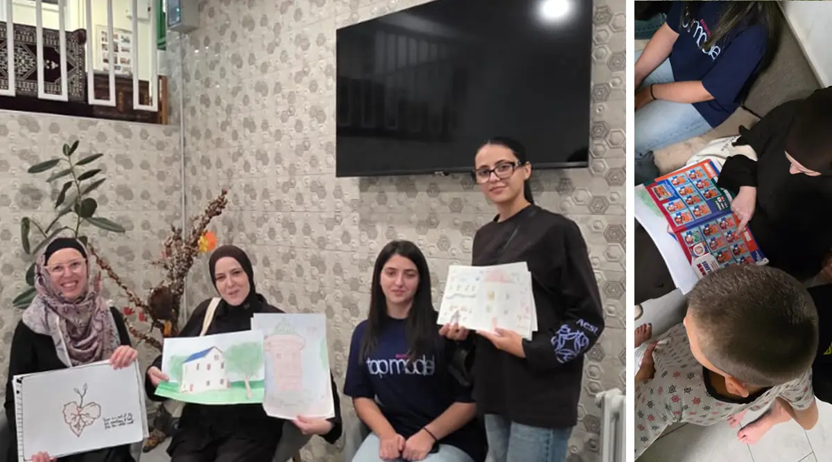 Children’s drawings from Sarajevo are travelling to Rotterdam