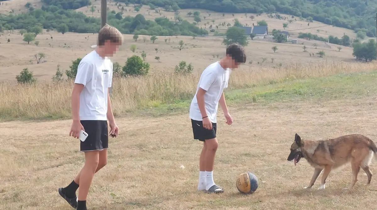 Children from Tuzla during their stay with Foundation Second in Ledici