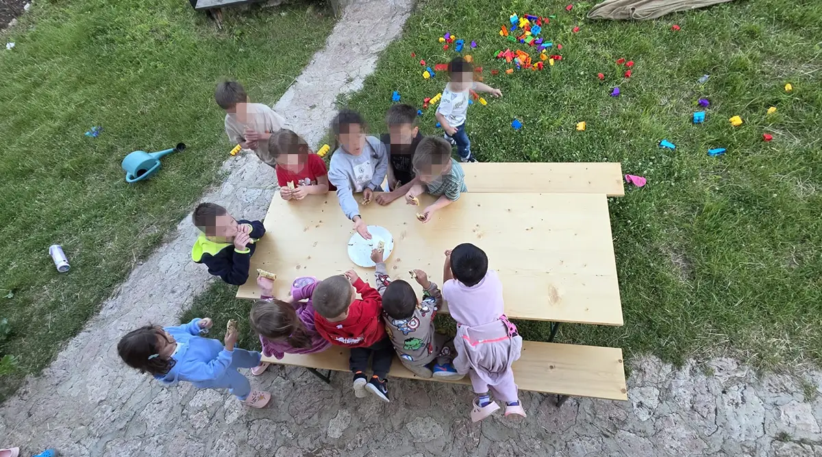 A day filled with play, learning and togetherness: Children from the Reception and Nursery Department visit Ledići