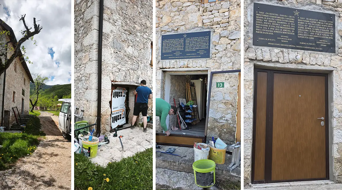 Children's safety comes first: Exterior doors replaced at the Small Family Home in Ledići
