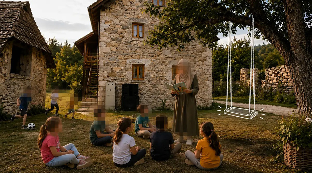 Help us create an outdoor space for children in Ledići