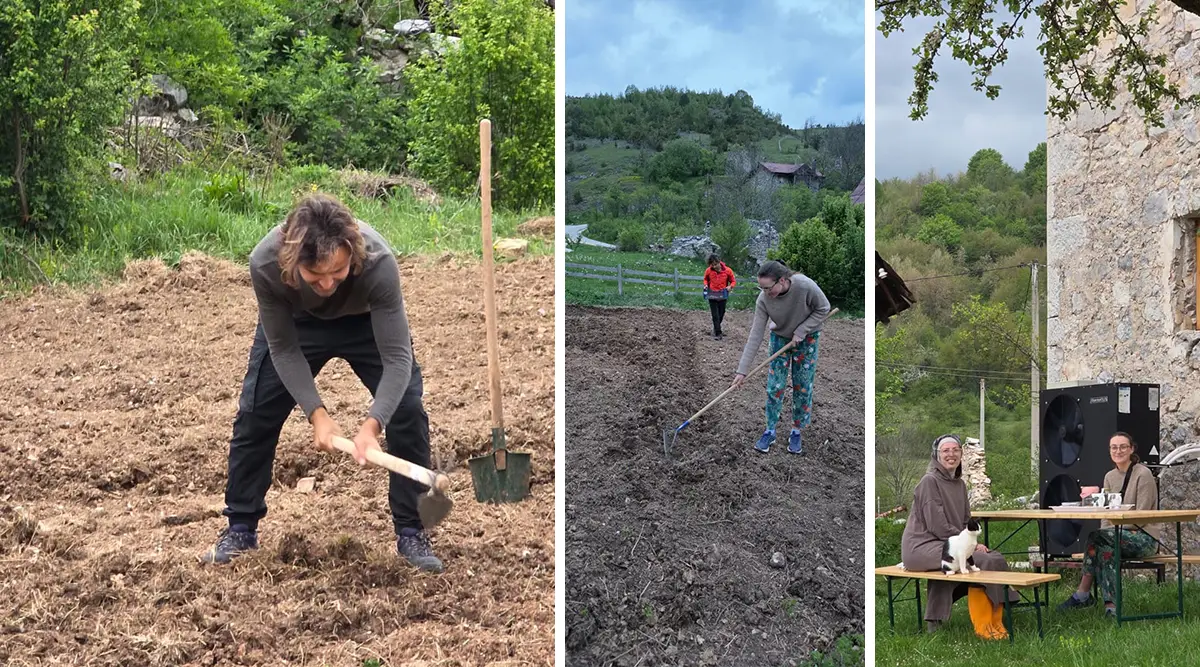 Ledići captured their hearts: Travelers from New Zealand and Albania helped at the Small Family Home