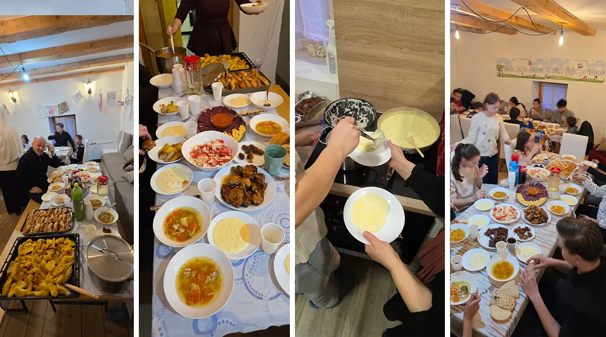 Iftar small family home Sokolović Kolonija Ledići children Dom Bjelave Foundation Second 03