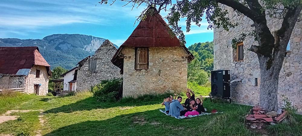 Children from the Small family home in Marijin Dvor discovered the charms of village life in Ledići
