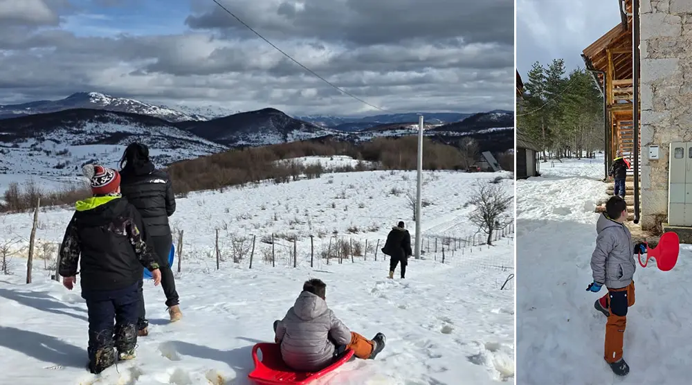 family at risk in Ledici on Bjelašnica Ledici Foundation Second 01