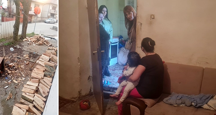 single mother of two children Foundation Second firewood