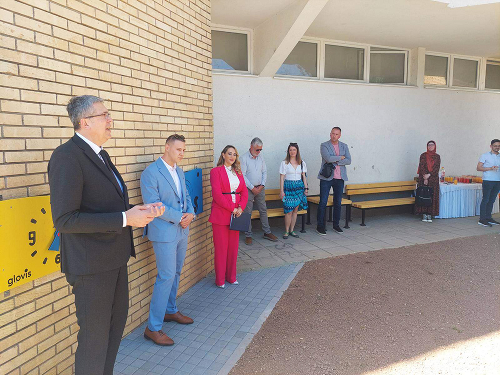 The director of the "Second" Foundation attended the grand opening of the renovated courtyard at the Home for children without parental care in Sarajevo