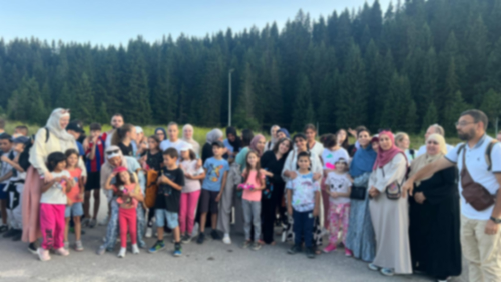 Excursion to Mt. Igman: Orphaned children enjoyed new adventures with friends from France