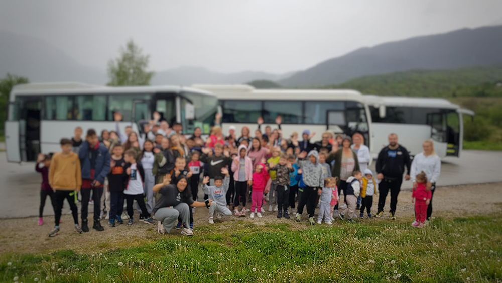 Joyful adventure: Sarajevo Orphanage children explore nature at Ribnjak Resort